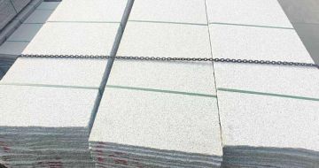 哈尔滨芝麻白毛板，石材毛板