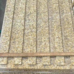 哈尔滨黄金麻盲道 石材盲道