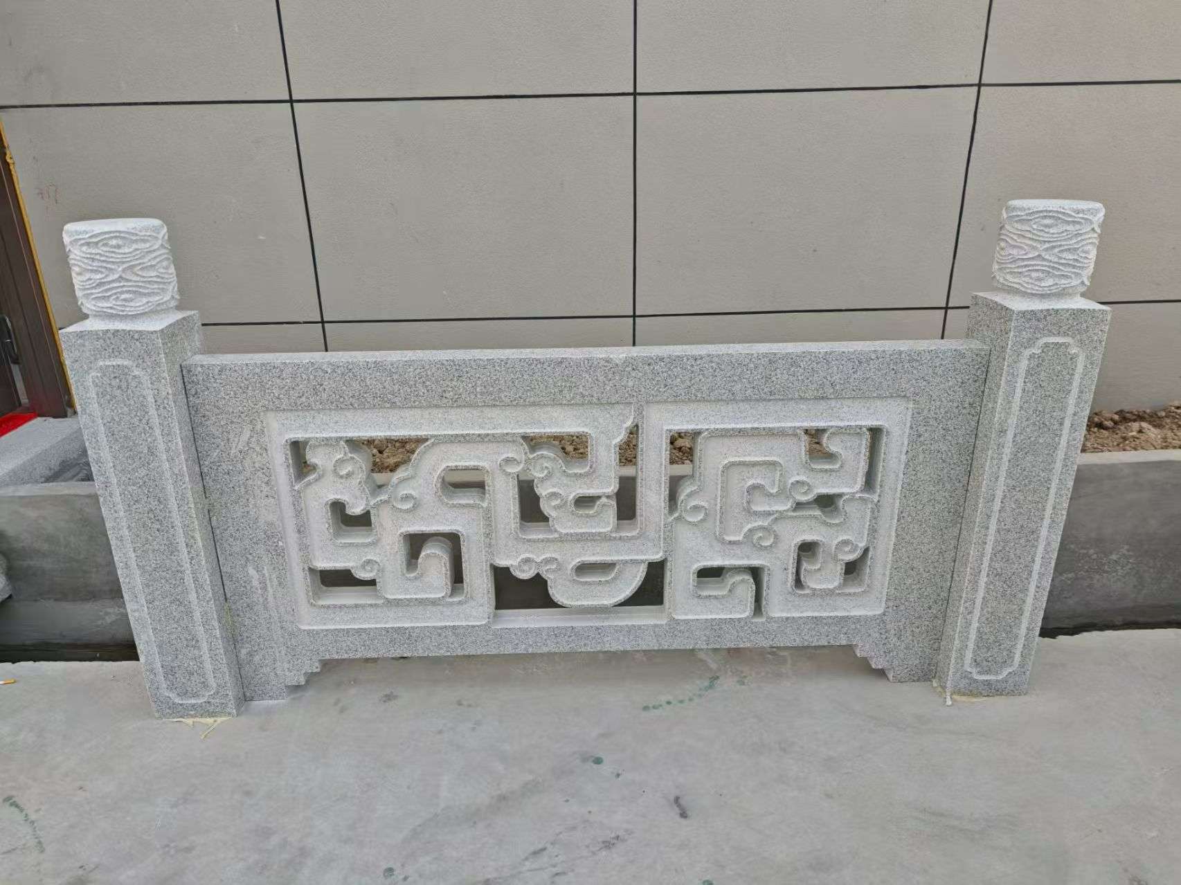 哈尔滨芝麻白河道栏杆 桥栏杆